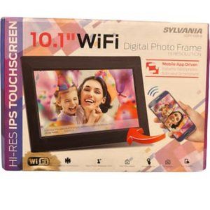 Sylvania Marco de fotos digital de nube Wi-Fi de 10 pulgadas
